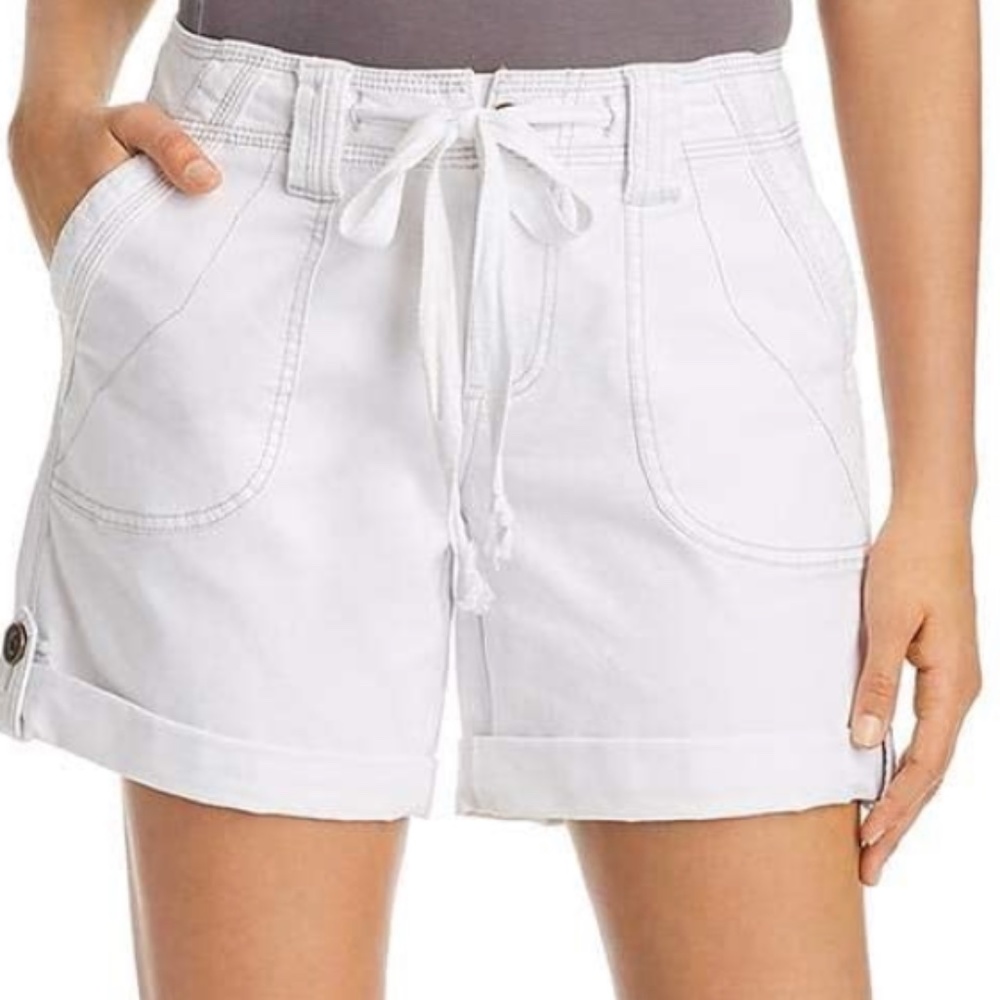 NWOT Jag Jean Womens White Adeline Shorts Sz 10